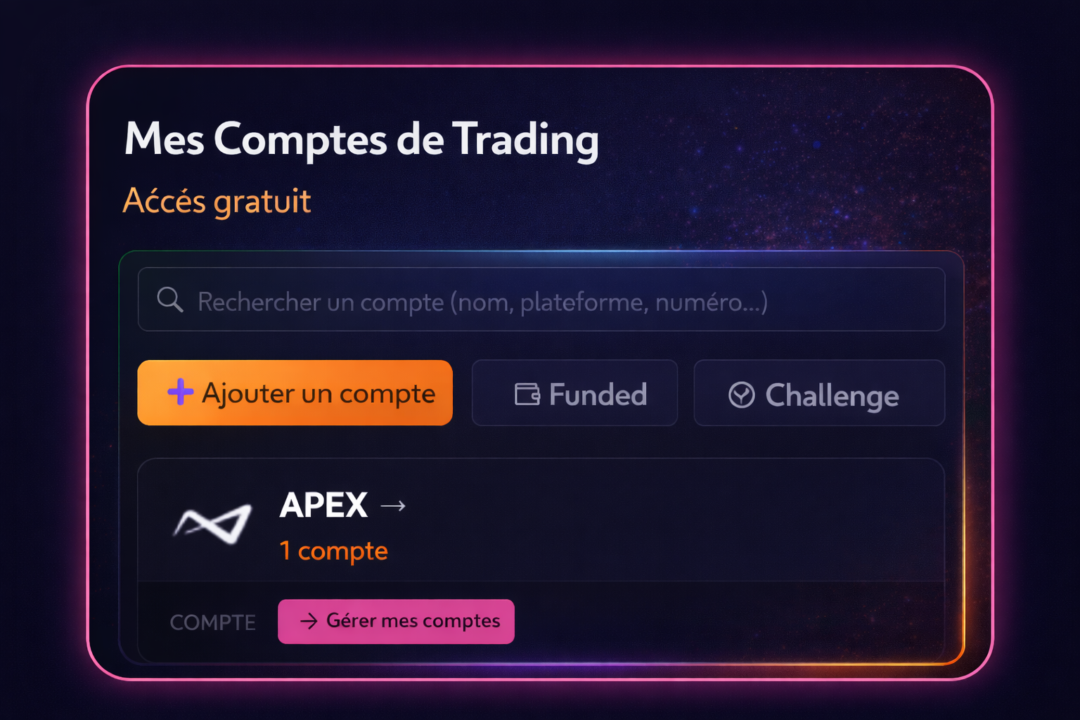 Mes Comptes